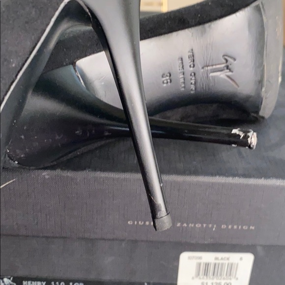 Giuseppe Zanotti HENRY 110 LOP CAMOSCIO Booty sz36 - Picture 7 of 8